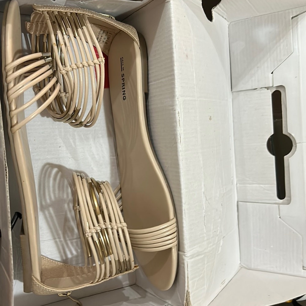 Call it spring sandals new with box